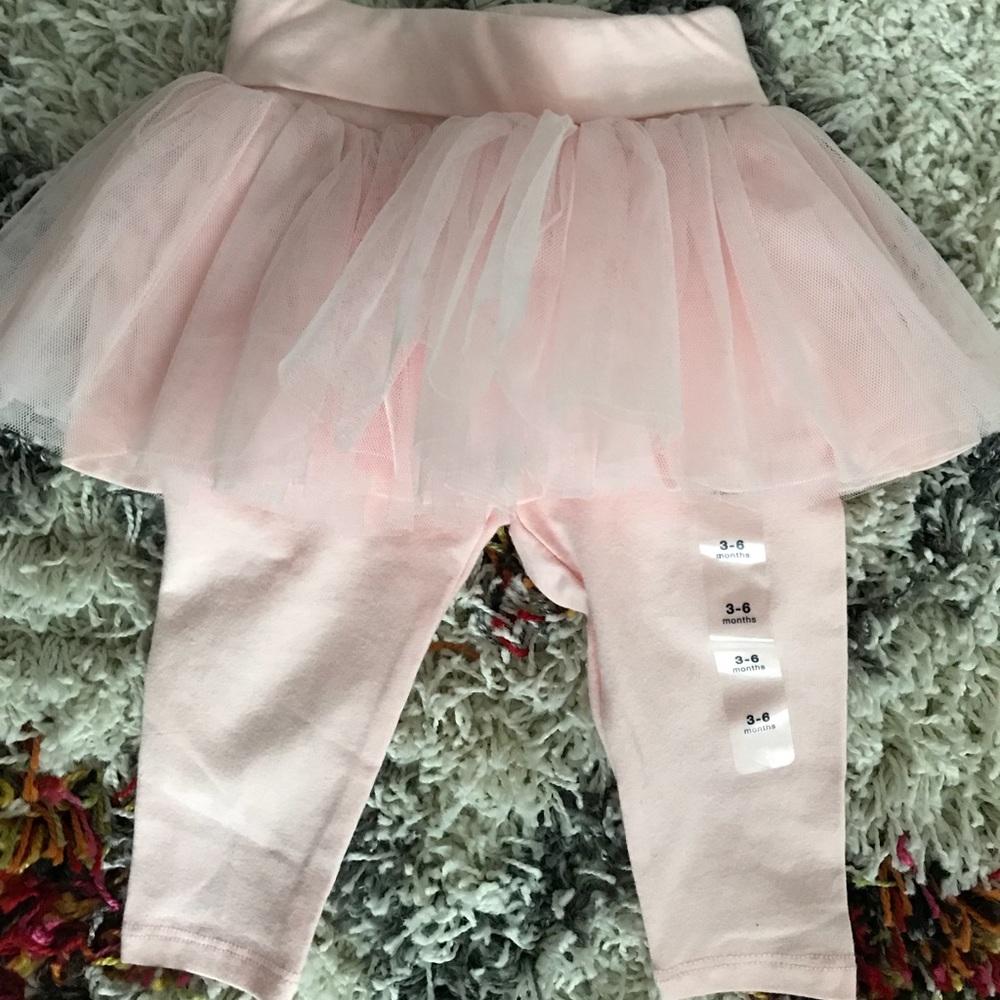 Gap pink tutu leggings